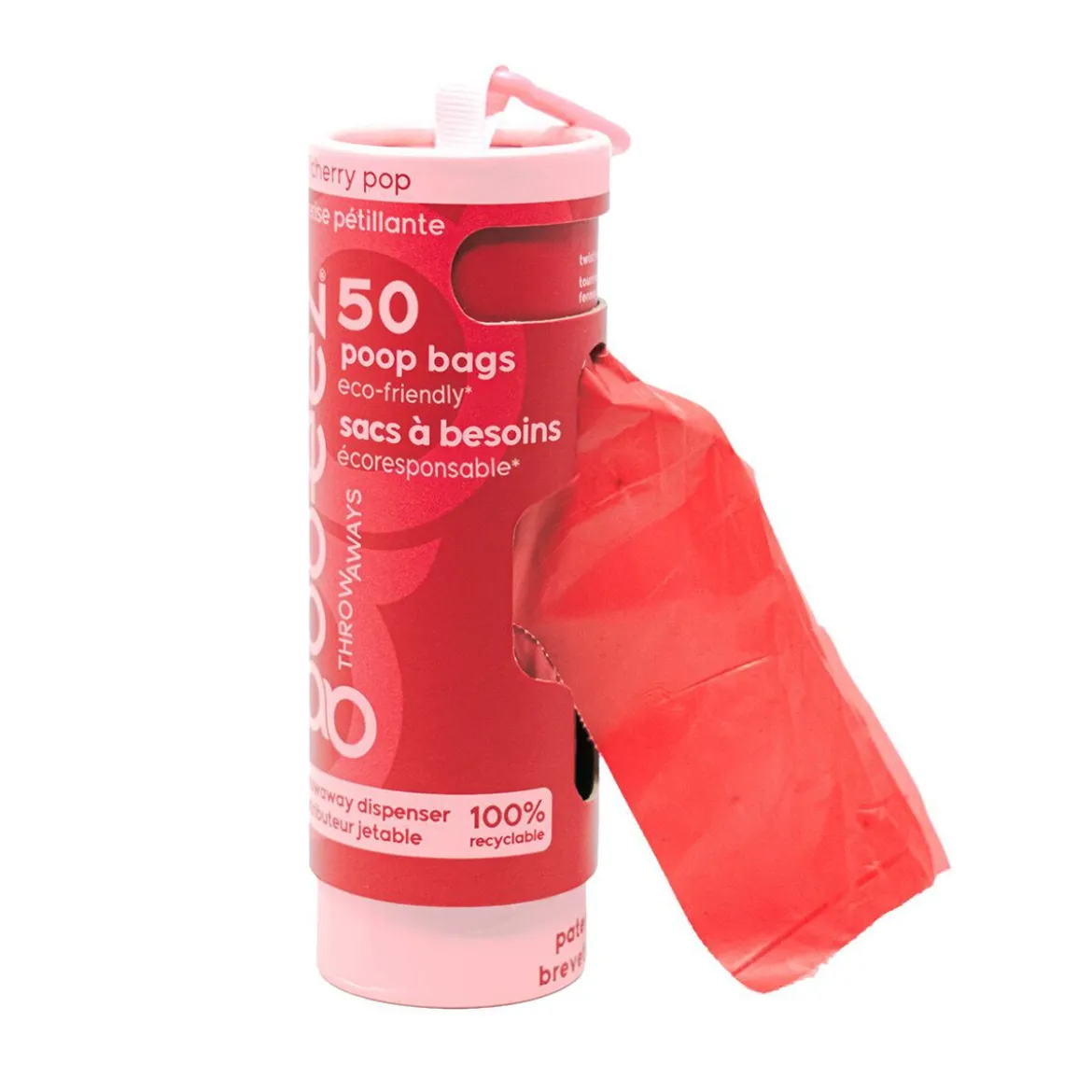 Goo-eez Cherry Pop Hundbajspåsar 50-pack