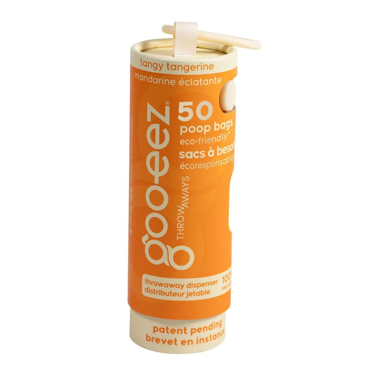 Goo-eez Tangy Tangerine Hundbajspåsar 50-pack