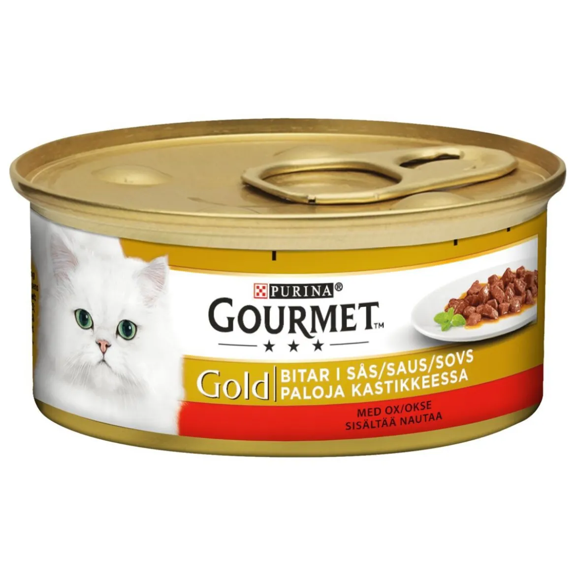 Gourmet Gold Bitar i Sås Oxkött 12x85 g