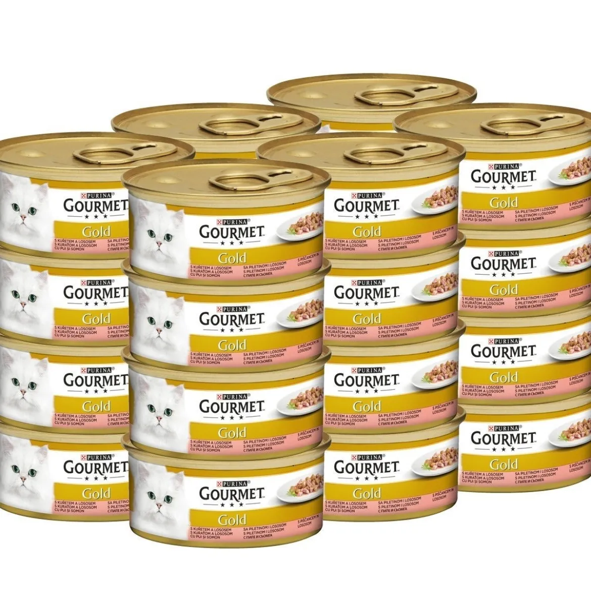 Gourmet Gold Lax & Kyckling 24x85 g