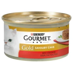 Gourmet Gold Savoury Cake Oxkött 24x85 g