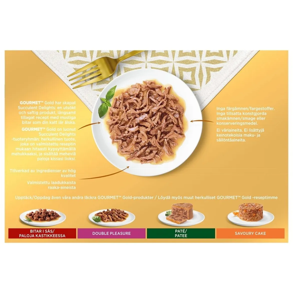 Gourmet Gold Succulent Delights Multipack 12x85 g