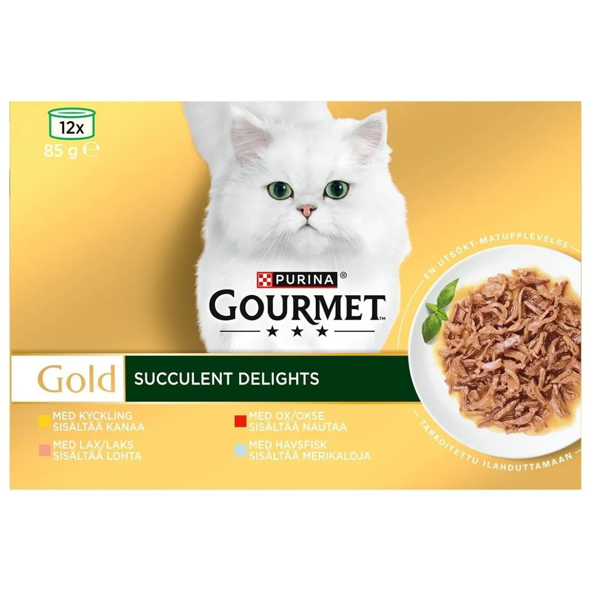 Gourmet Gold Succulent Delights Multipack 12x85 g