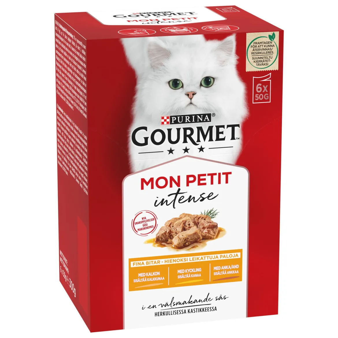 Gourmet Mon Petit Anka/Kalkon/Kyckling 6 x 50 g