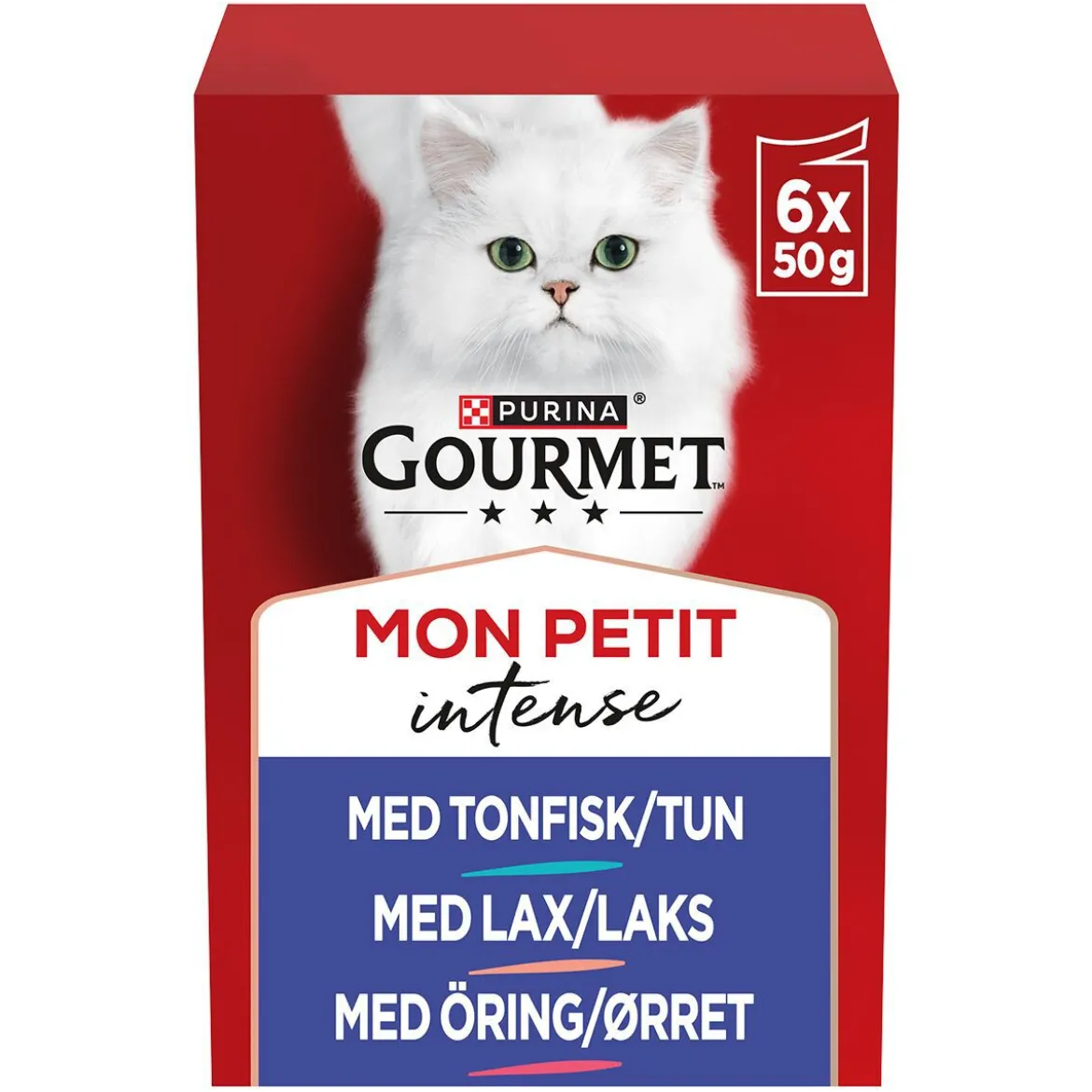 Gourmet Mon Petit Fish Selection Våtfoder till Katt 6x50 g