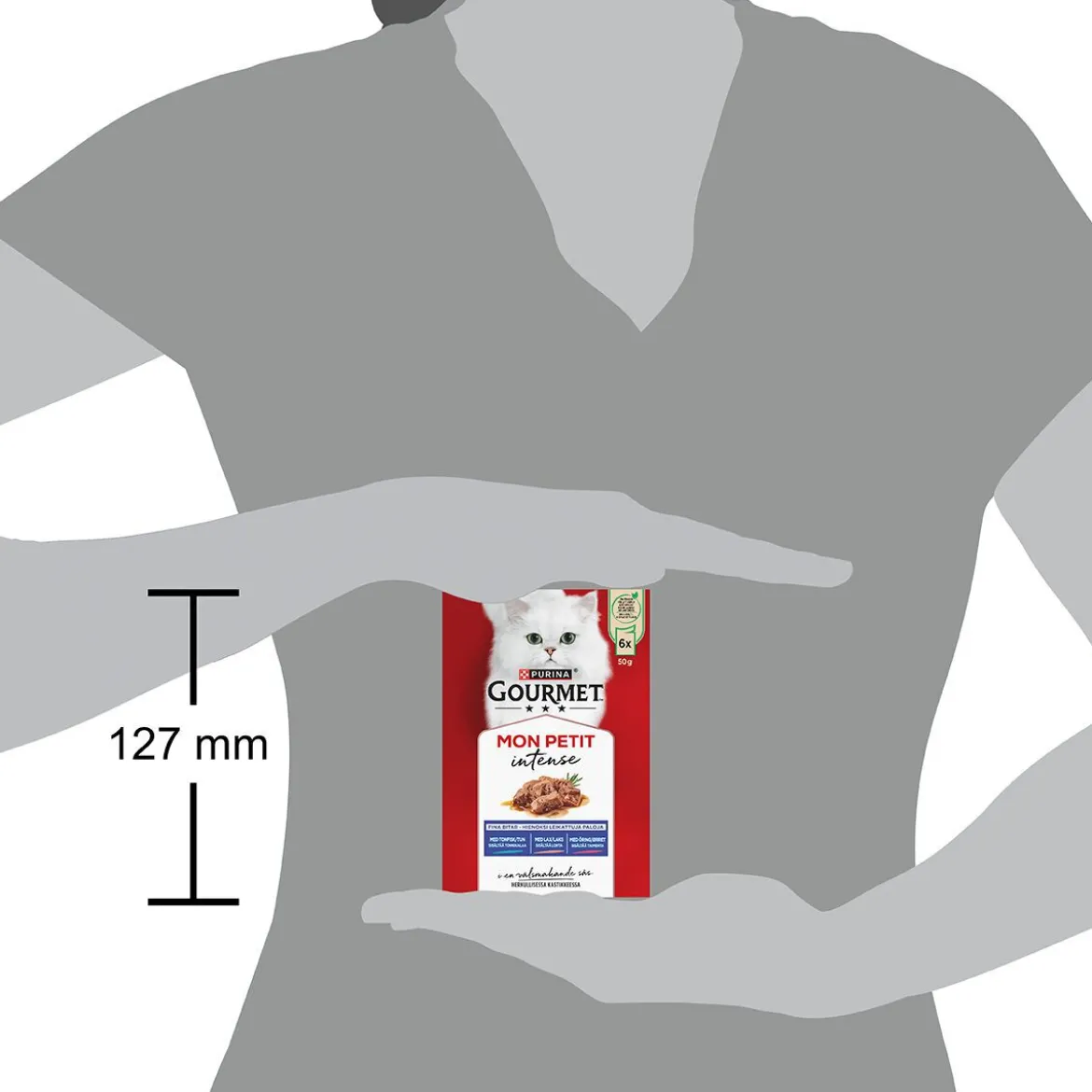 Gourmet Mon Petit Fish Selection Våtfoder till Katt 6x50 g