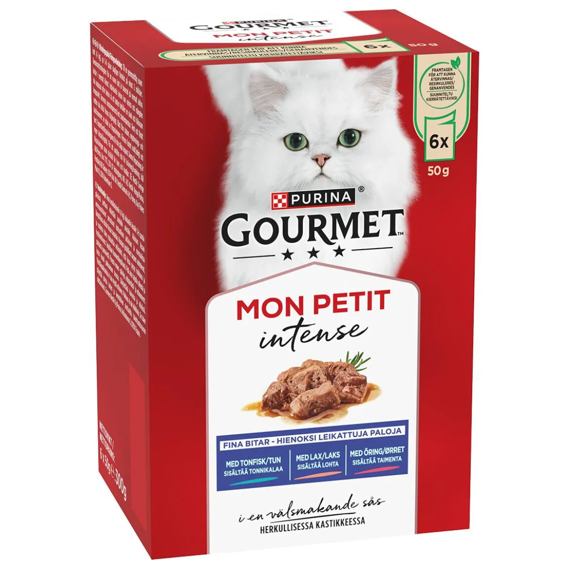 Gourmet Mon Petit Fish Selection Våtfoder till Katt 6x50 g