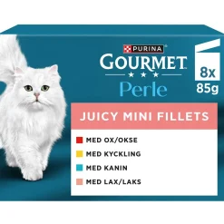 Gourmet Perle Mini Fillets i Sås Våtfoder till Katt 8x85 g