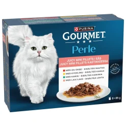 Gourmet Perle Mini Fillets i Sås Våtfoder till Katt 8x85 g