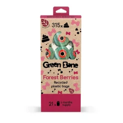 Green Bone Forest Berries Hundbajspåsar