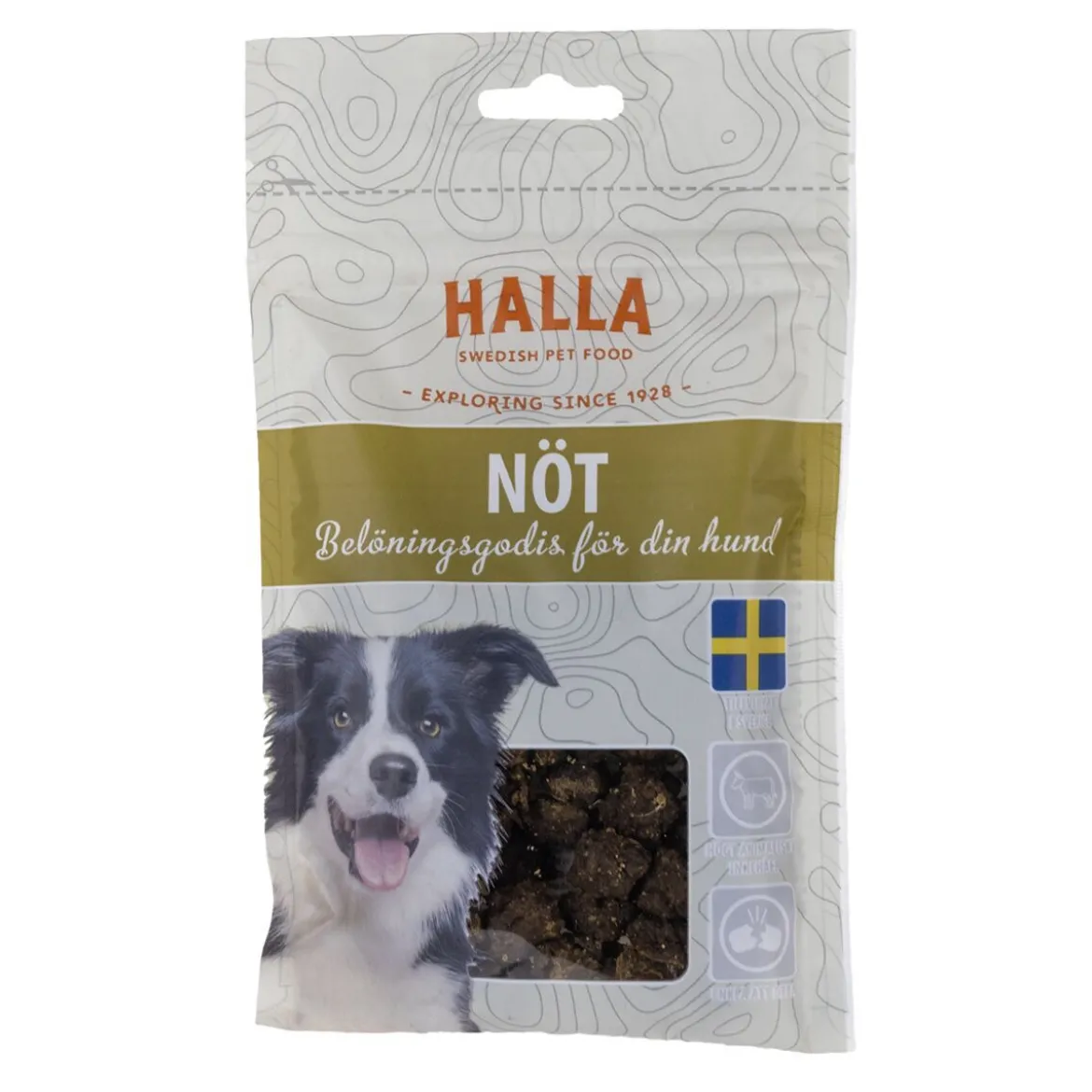 Halla Nöt Belöningsgodis för Hund 80 g