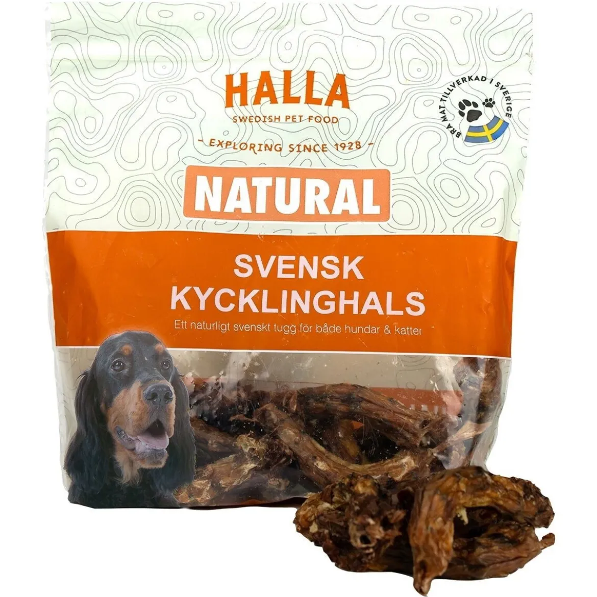 Halla Svensk Kycklinghals 180g
