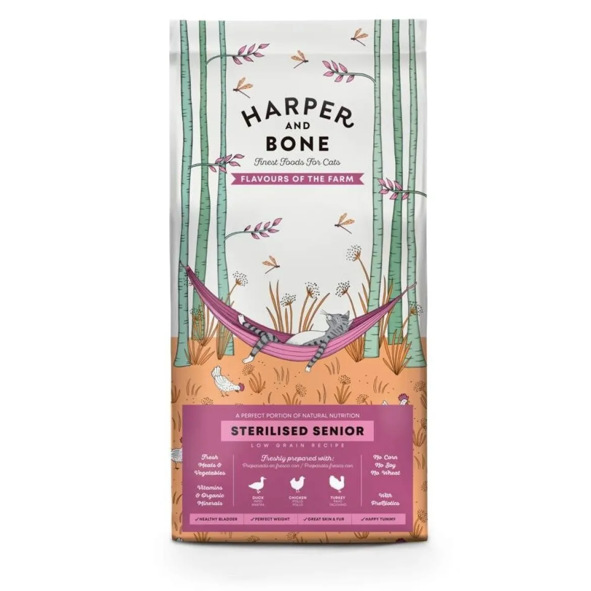 Harper&Bone Cat Senior Sterilised Flavours Farm 5 kg