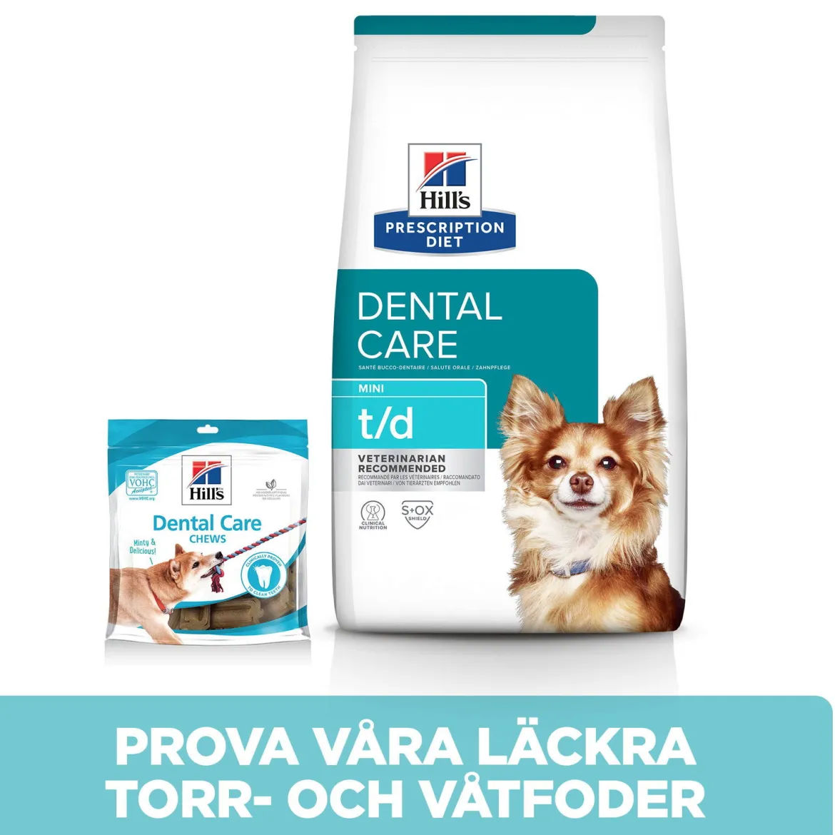 Hill's Prescription Diet Canine t/d Dental Care Mini Chicken 3 kg