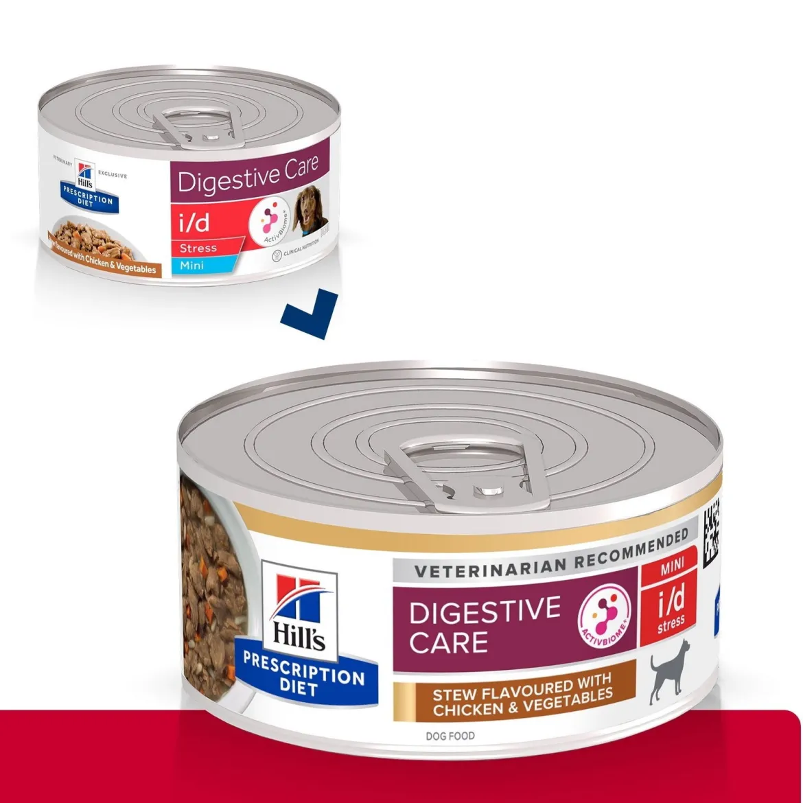 Hill's Prescription Diet Canine i/d Digestive Care Stress Mini Chicken & Vegetables 156 g