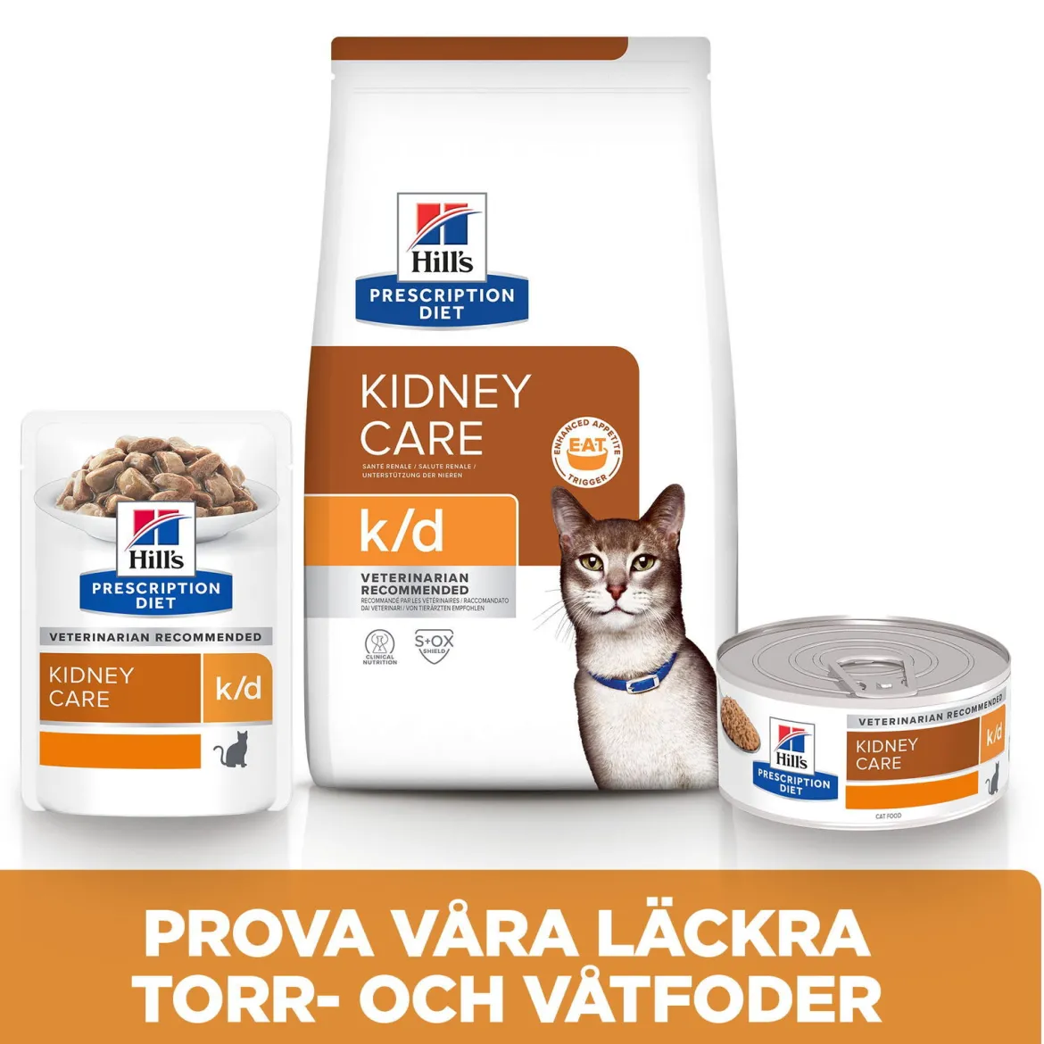 Hill's Prescription Diet Feline k/d Kidney Care Chicken 12x85 g