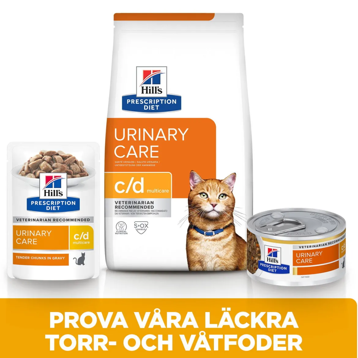 Hill's Prescription Diet Feline c/d Urinary Care Chicken & Vegetables Stew 82 g