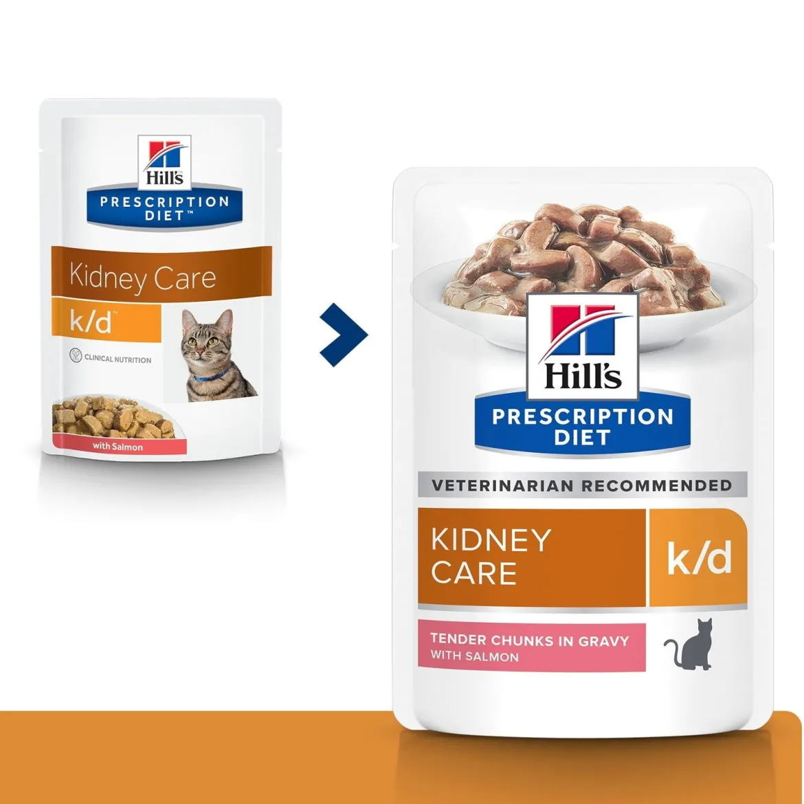 Hill's Prescription Diet Feline k/d Kidney Care Salmon 12x85 g