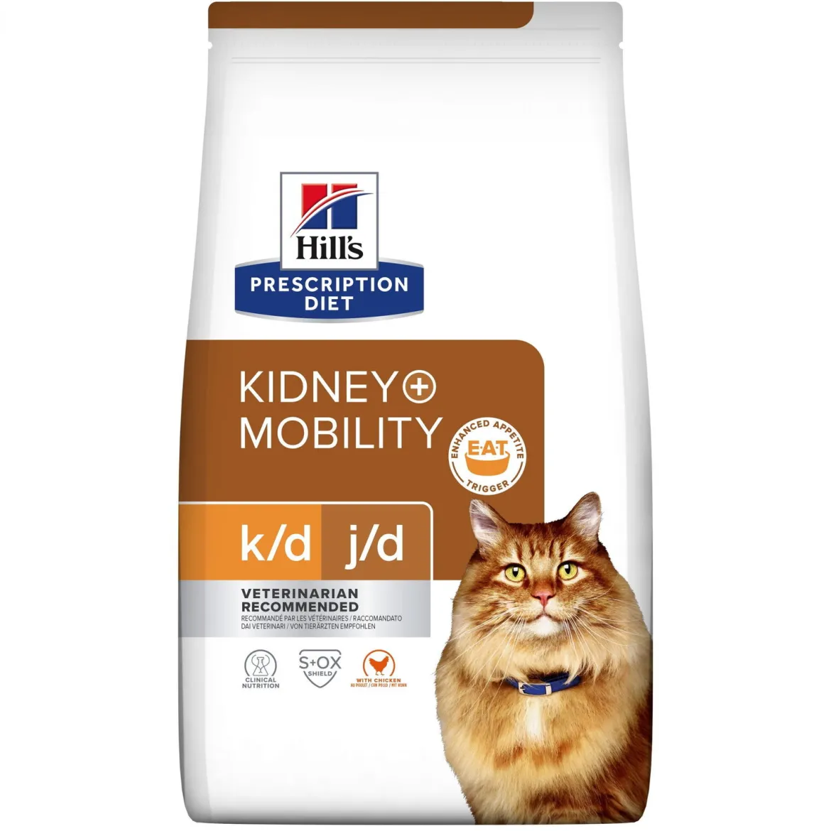 Hill's Prescription Diet Feline k/d j/d Kidney + Mobility Chicken