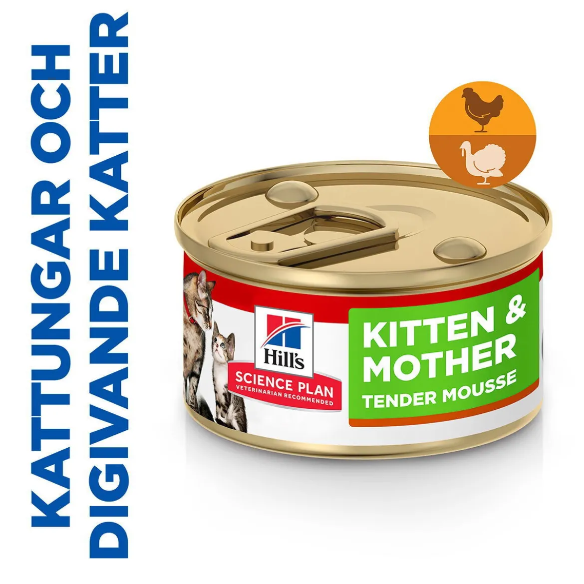 Hill's Science Plan Feline & Kitten Tender Mousse 85 g