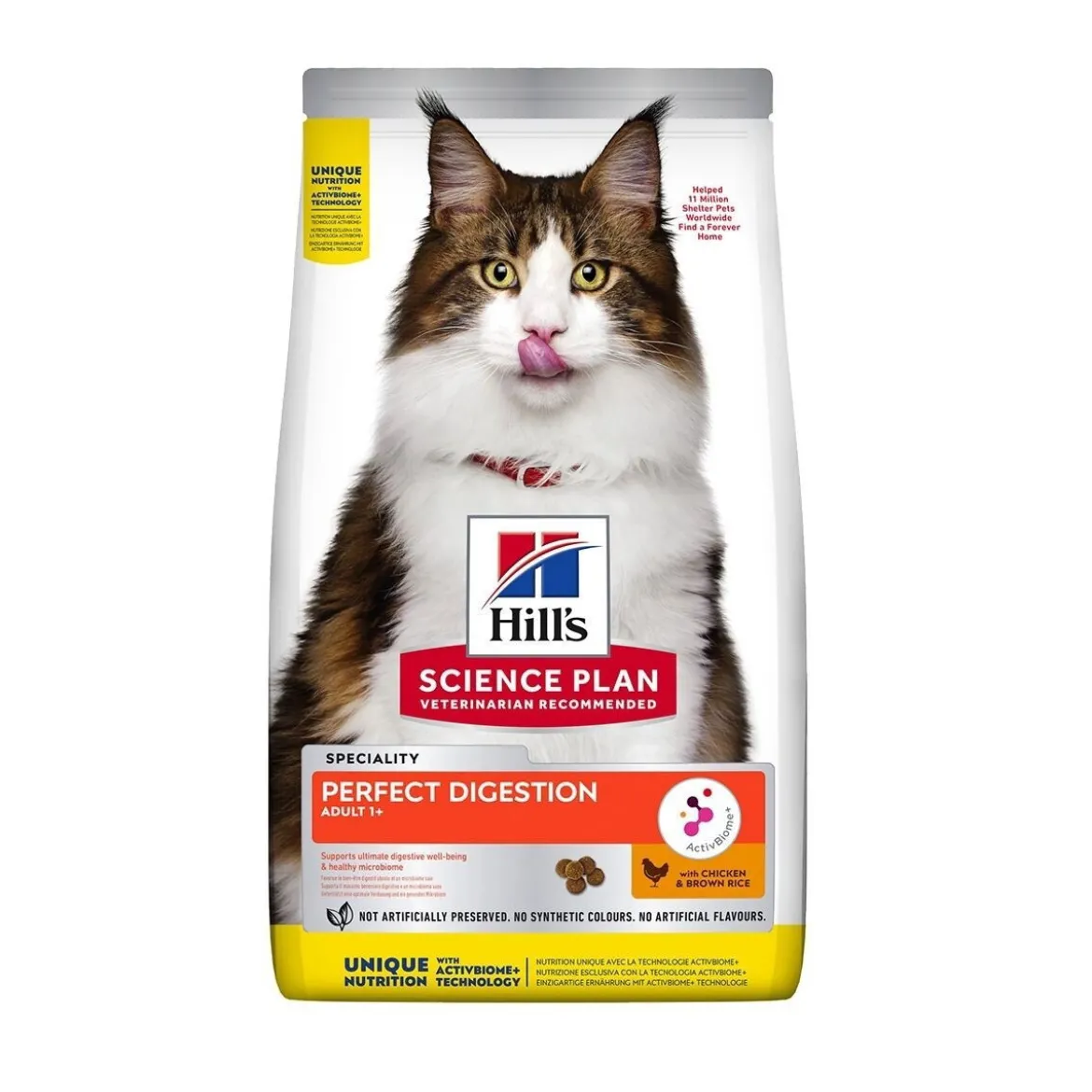 Hill's Science Plan Feline Perfect Digestion Adult 1+ Chicken 1,5 kg