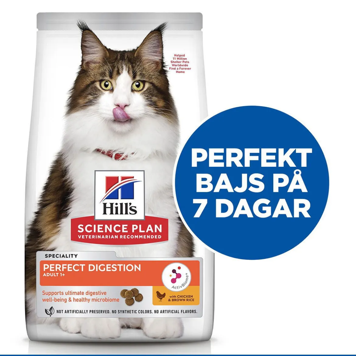 Hill's Science Plan Feline Perfect Digestion Adult 1+ Chicken 1,5 kg