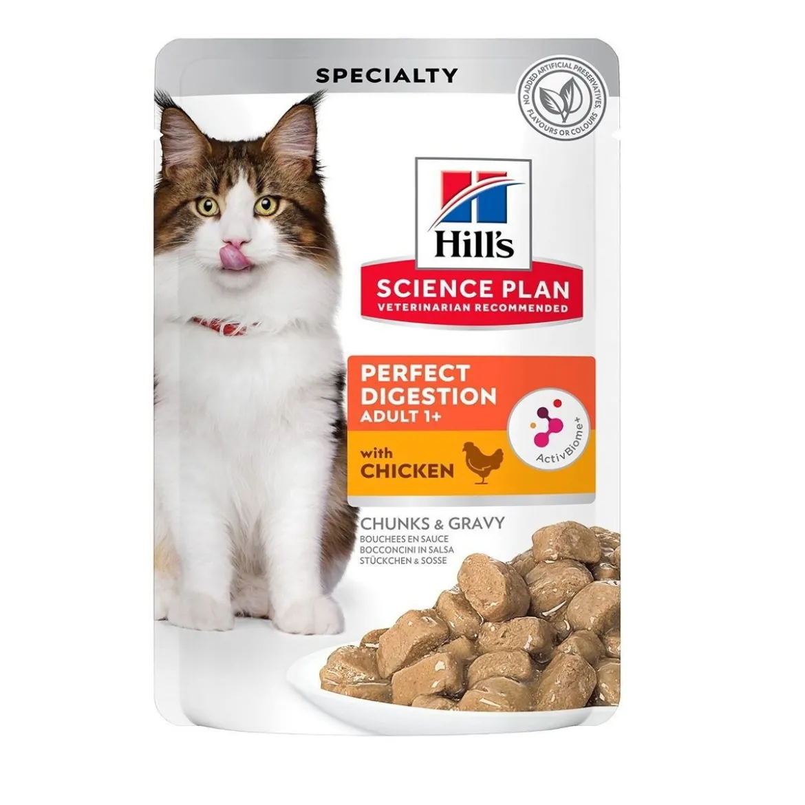 Hill's Science Plan Feline Perfect Digestion Adult 1+ 12x85 g