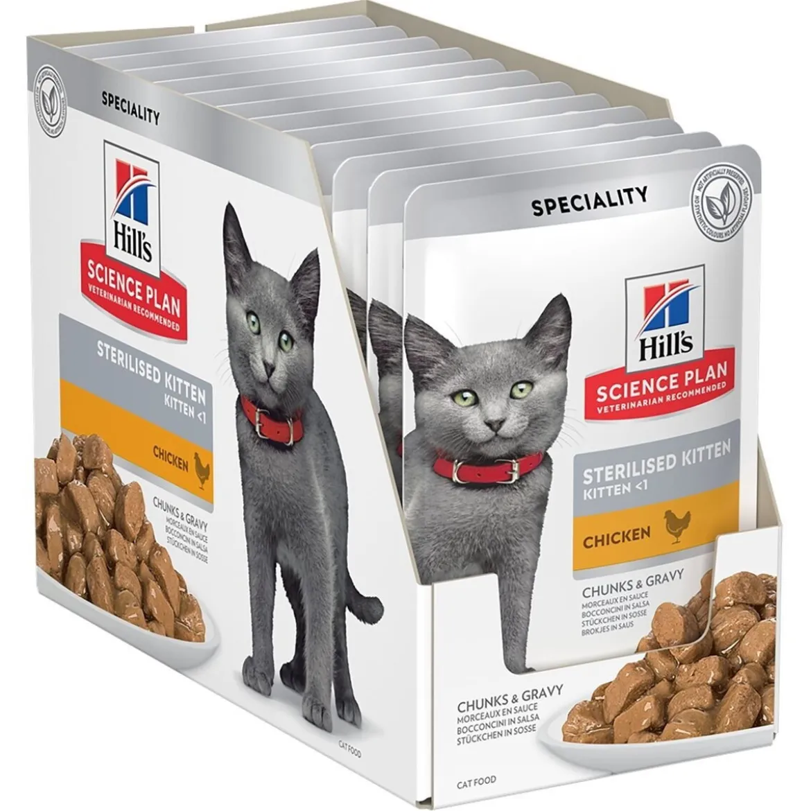 Hill's Science Plan Sterilised Kitten Chicken 12x85 g