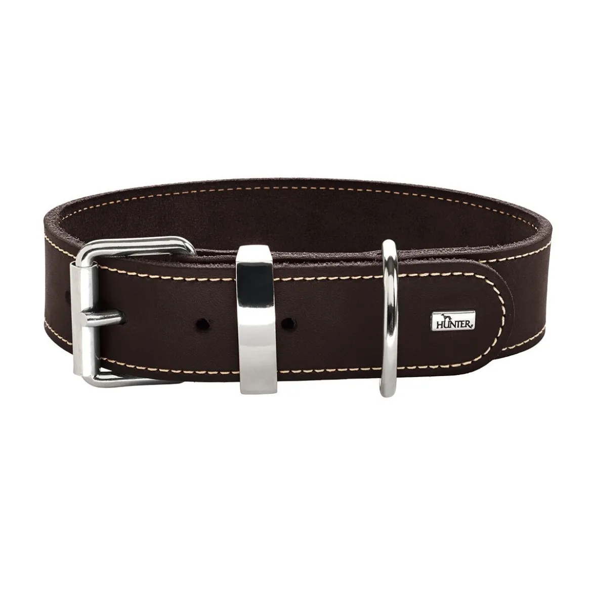 Hunter Aalborg Special Hundhalsband Mörkbrun