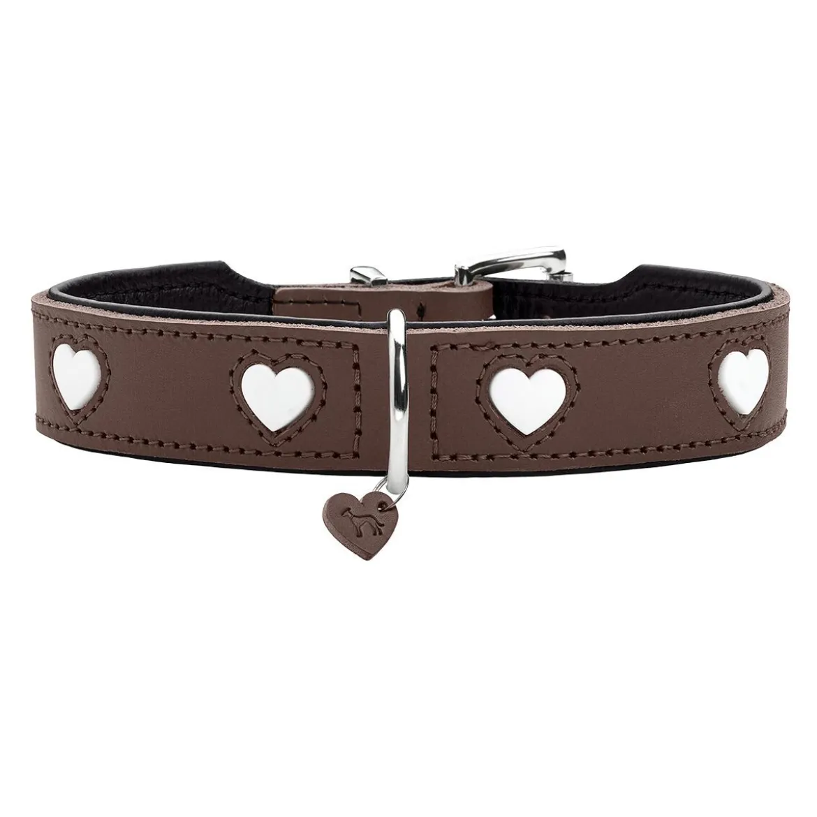 Hunter Love Hundhalsband Brun