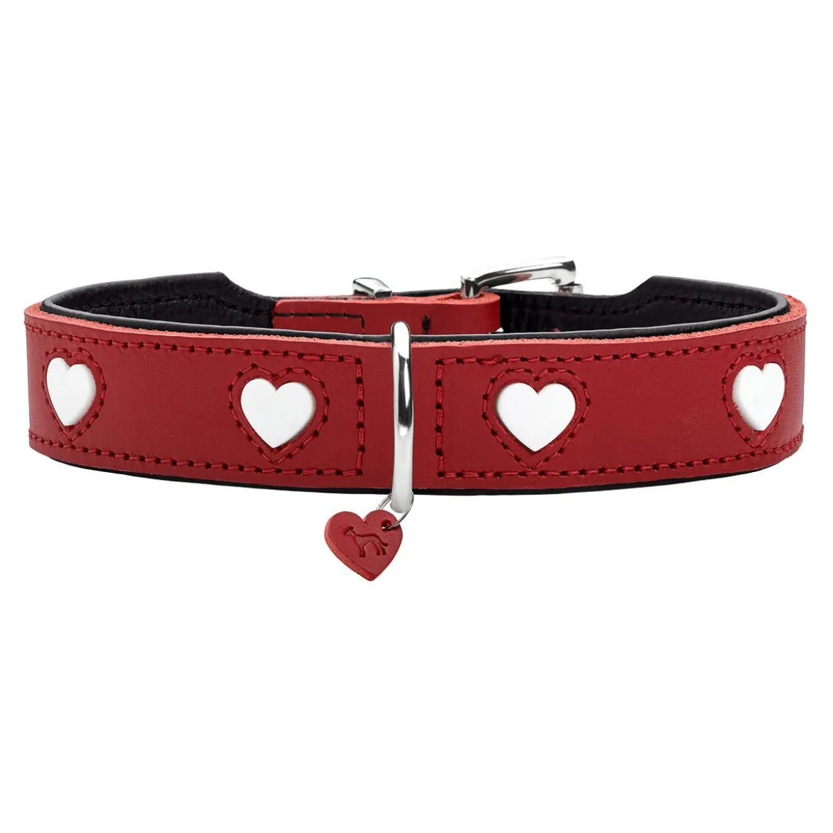 Hunter Love Hundhalsband Röd