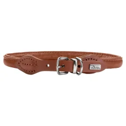 Hunter Round & Soft Hundhalsband Brun
