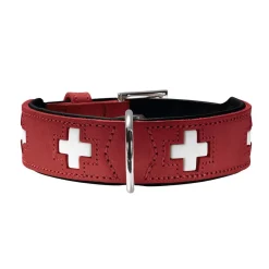 Hunter Swiss Hundhalsband Röd