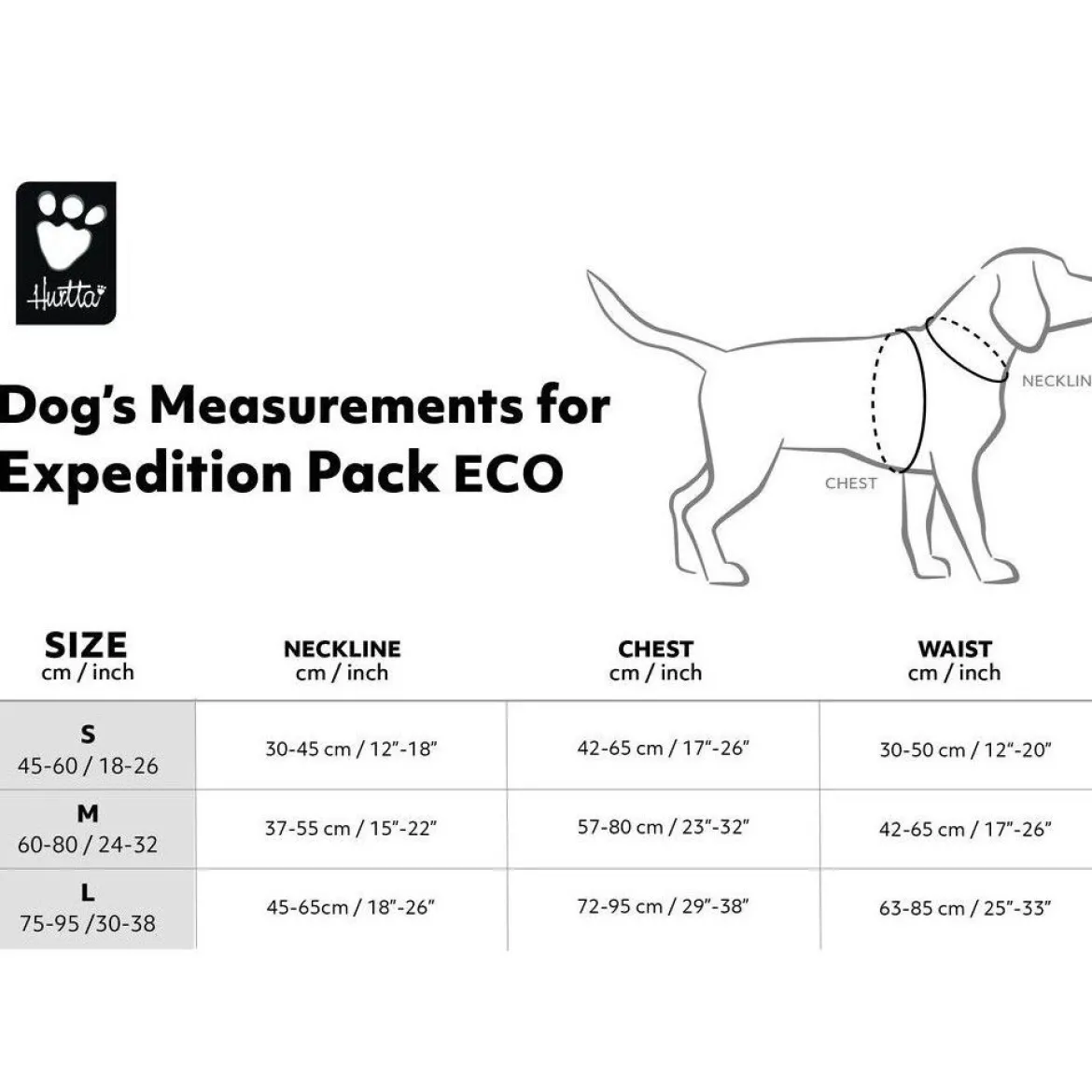 Hurtta Expedition Pack ECO Klövjeväska Grå