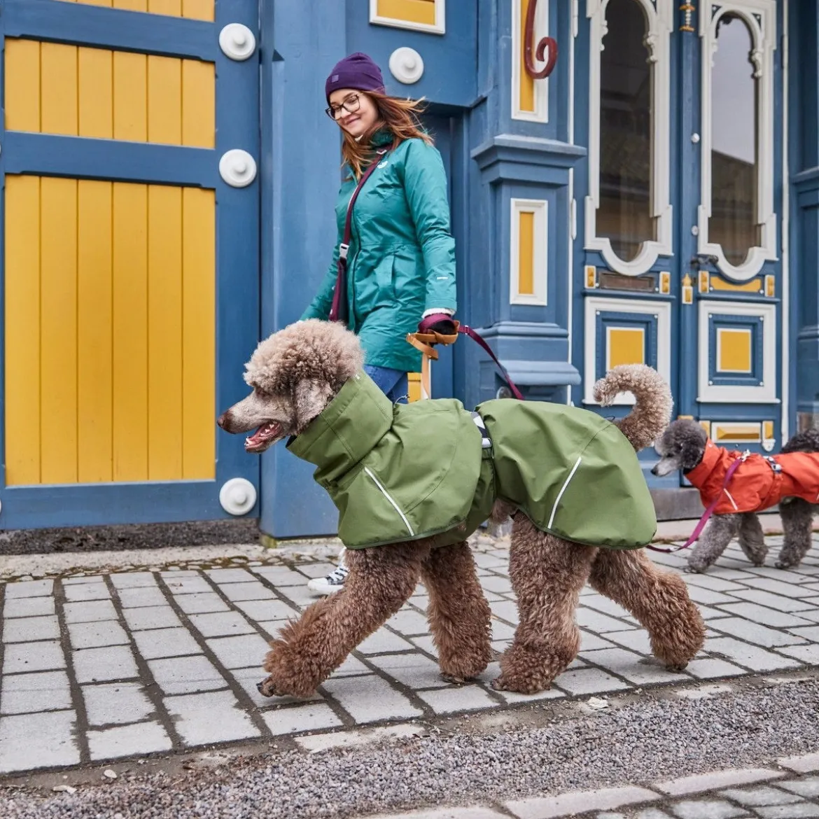 Hurtta Mudventure Eco Hundjacka Grön