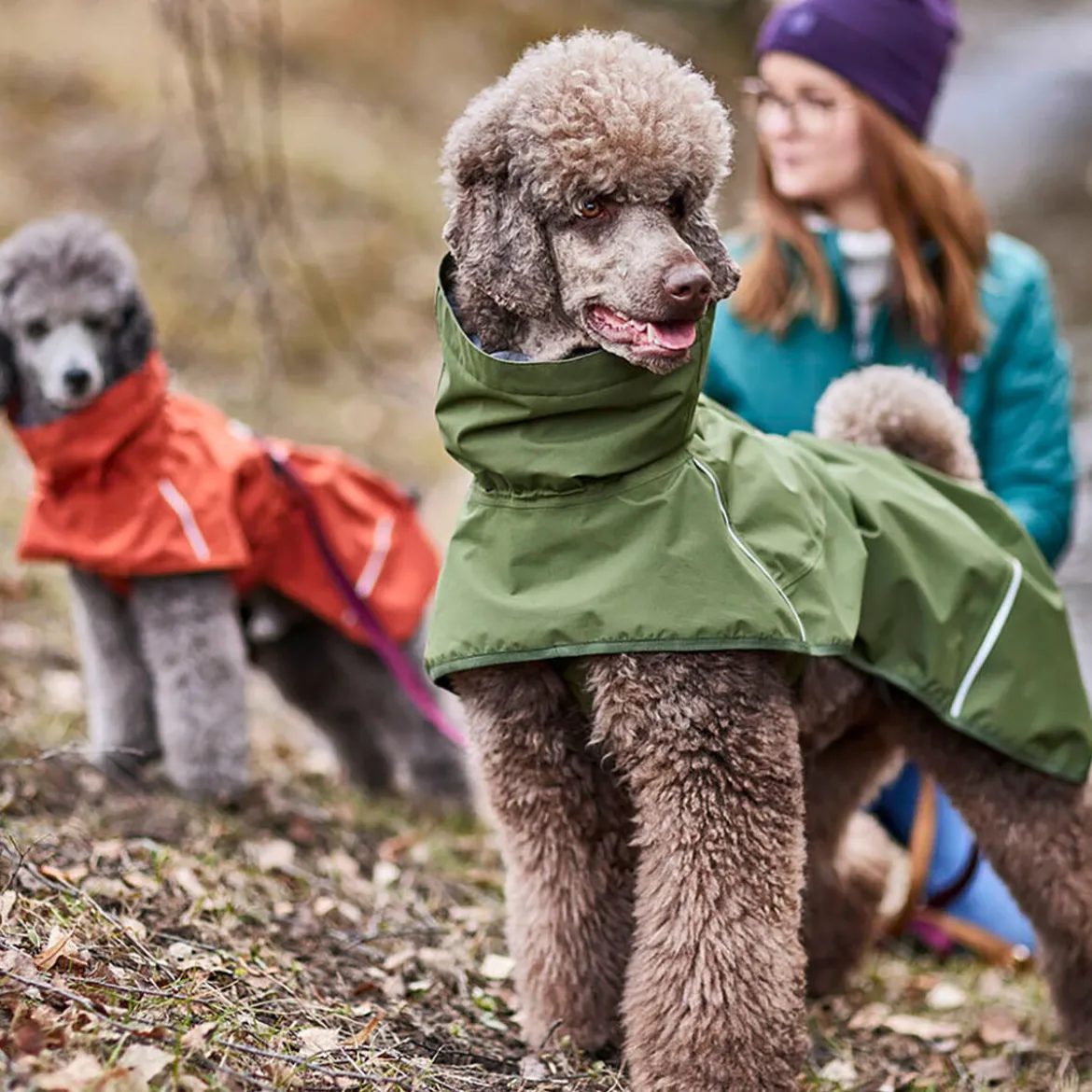 Hurtta Mudventure Eco Hundjacka Grön