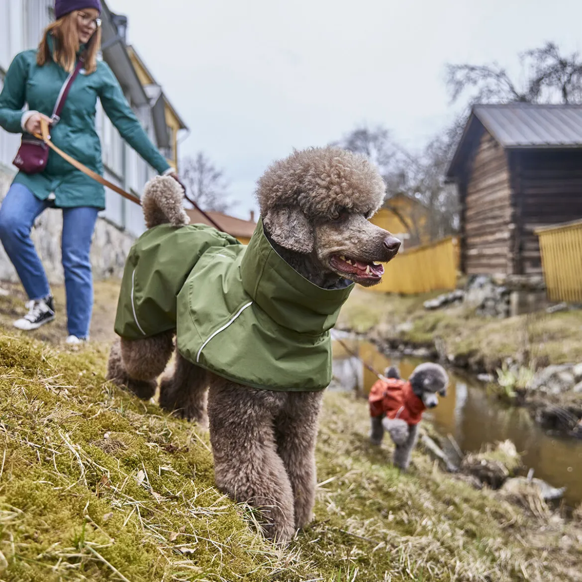 Hurtta Mudventure Eco Hundjacka Grön