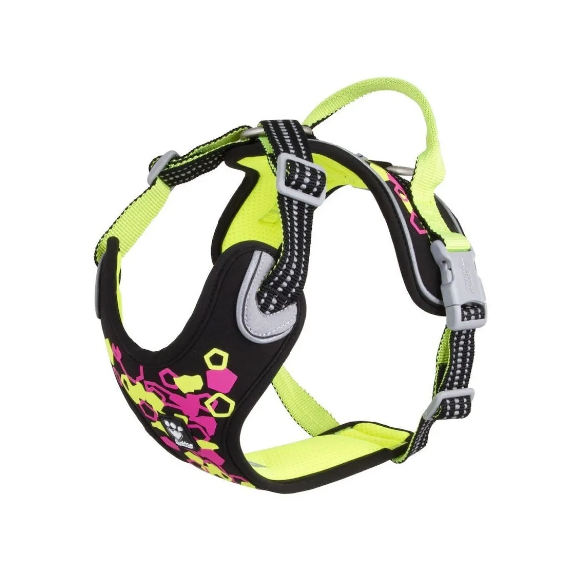 Hurtta Weekend Warrior Hundsele Neon & Svart