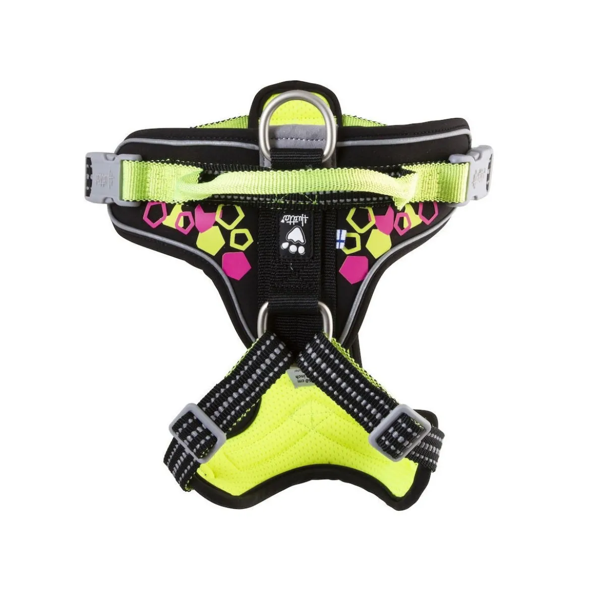 Hurtta Weekend Warrior Hundsele Neon & Svart