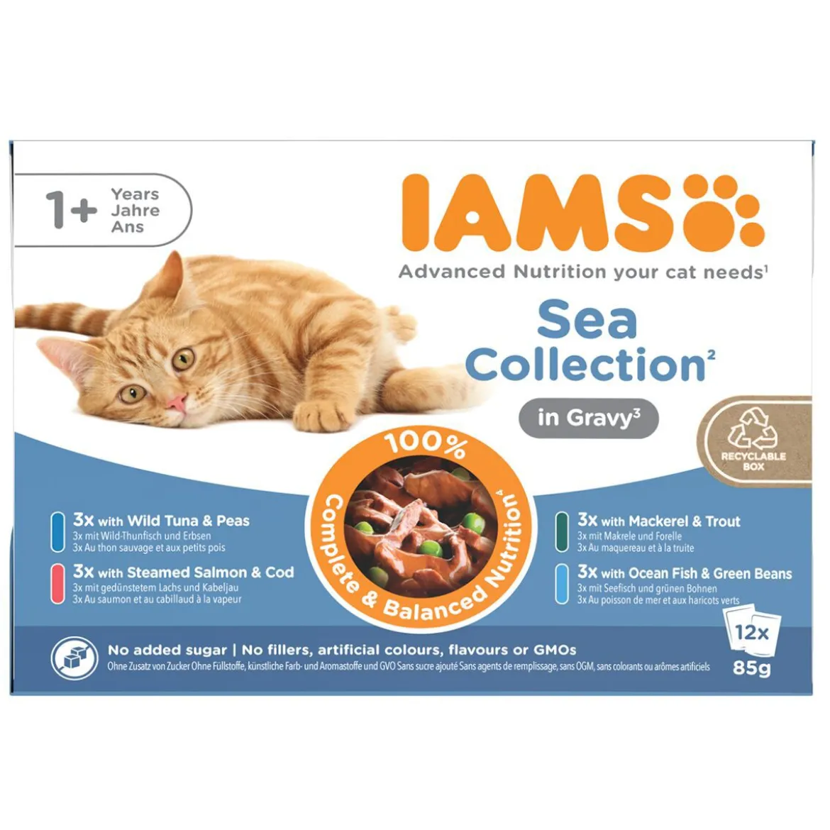 Iams Delights in gravy Multipack Sea Collection 12x85 g