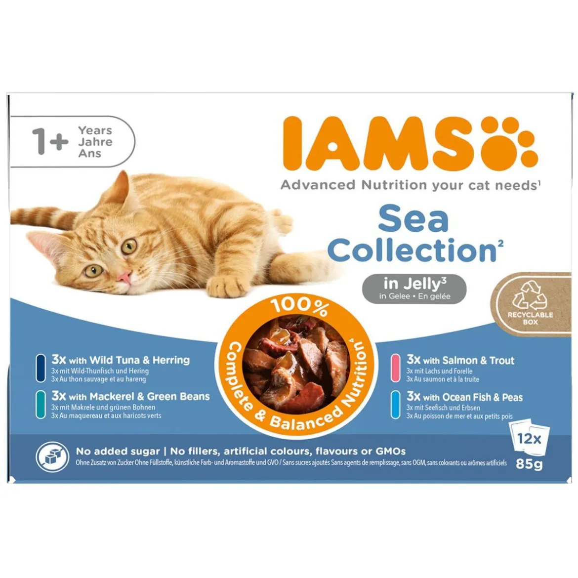 Iams Delights in jelly Multipack Sea Collection 12x85 g