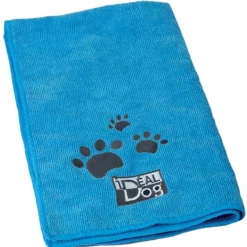 Ideal Dog Hundhandduk Blå 2-pack