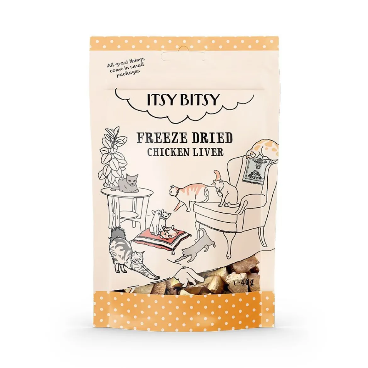 ItsyBitsy Cat Freeze Dried Chicken Liver