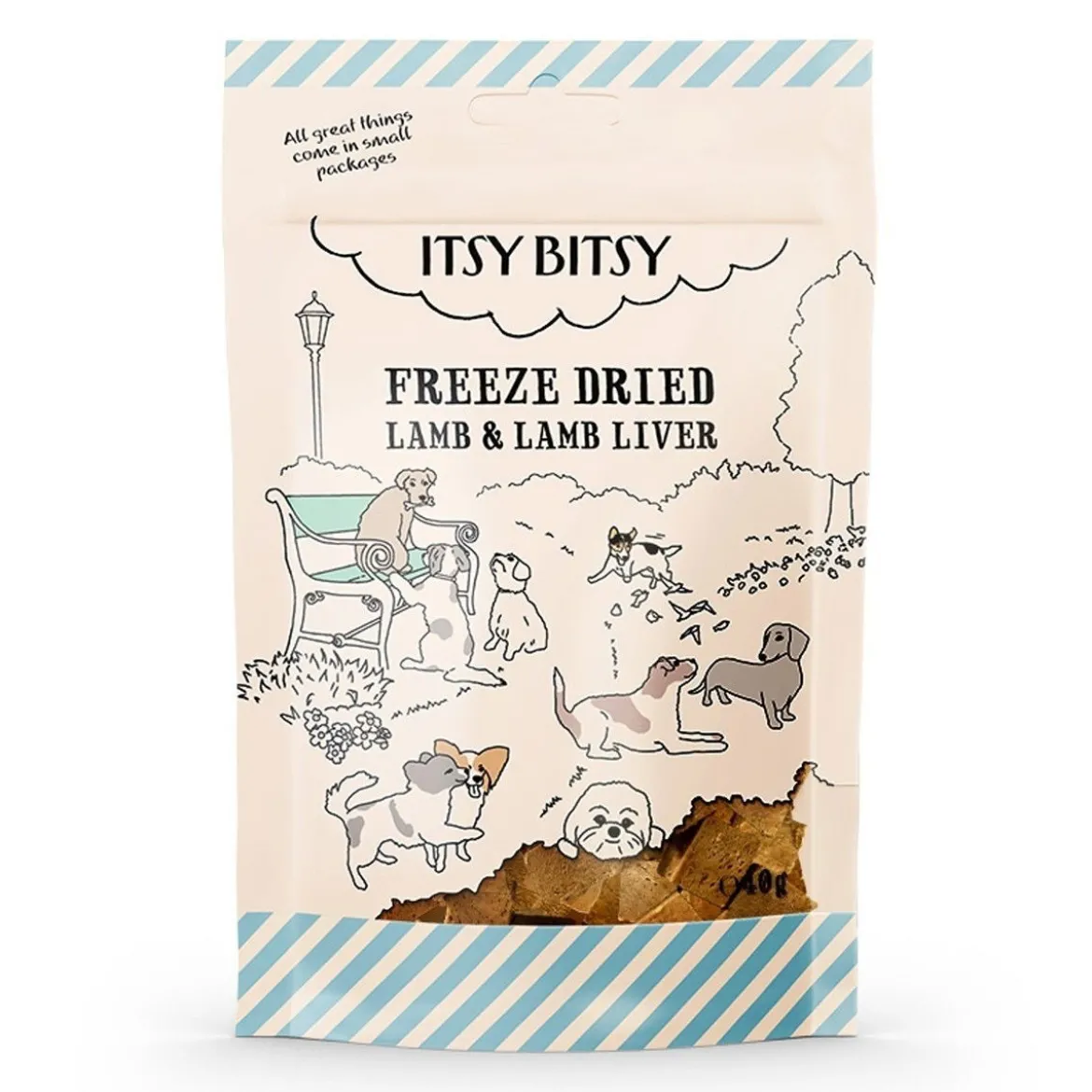ItsyBitsy Dog Freeze Dried Lamm & Lever