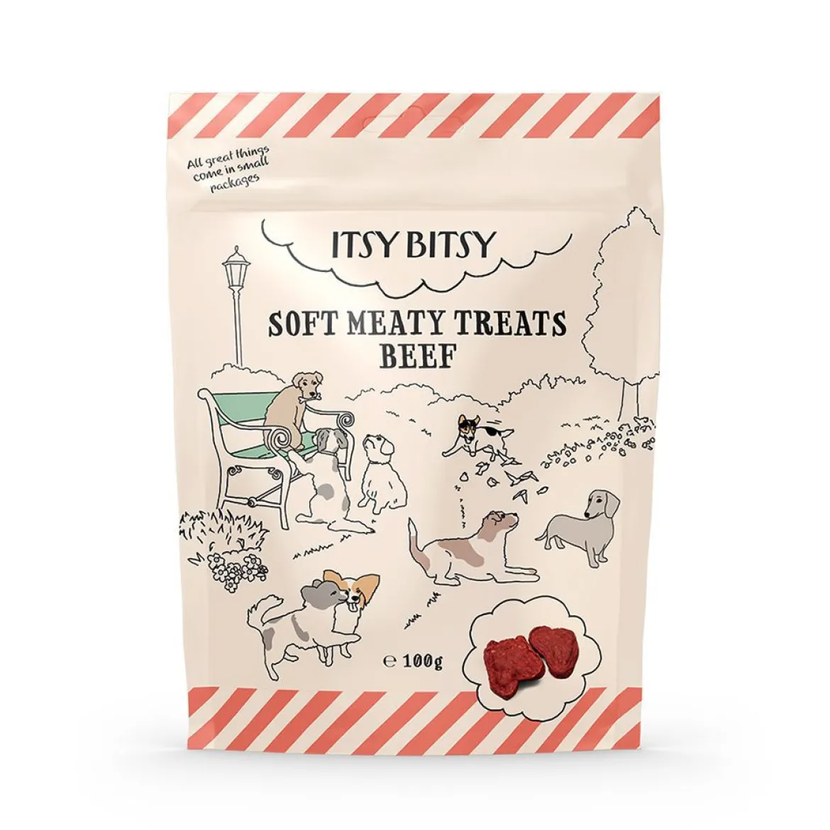 ItsyBitsy Dog Mjukt Nötgodis