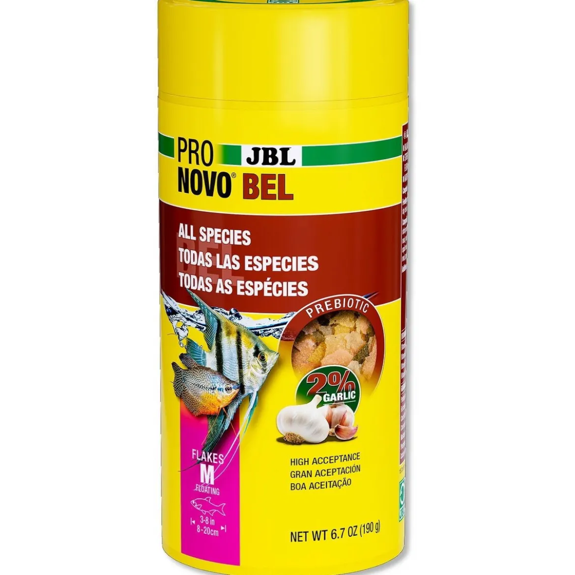 JBL NovoBel Huvudfoder Akvariefisk 250 ml