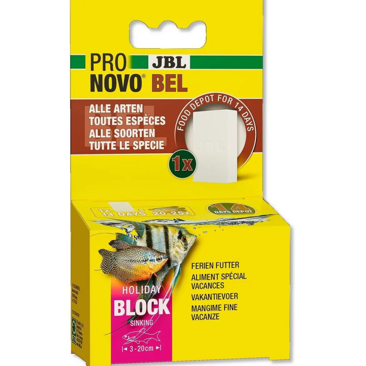 JBL Pronovo Bel Holiday Näringsblock Fiskfoder 43 g