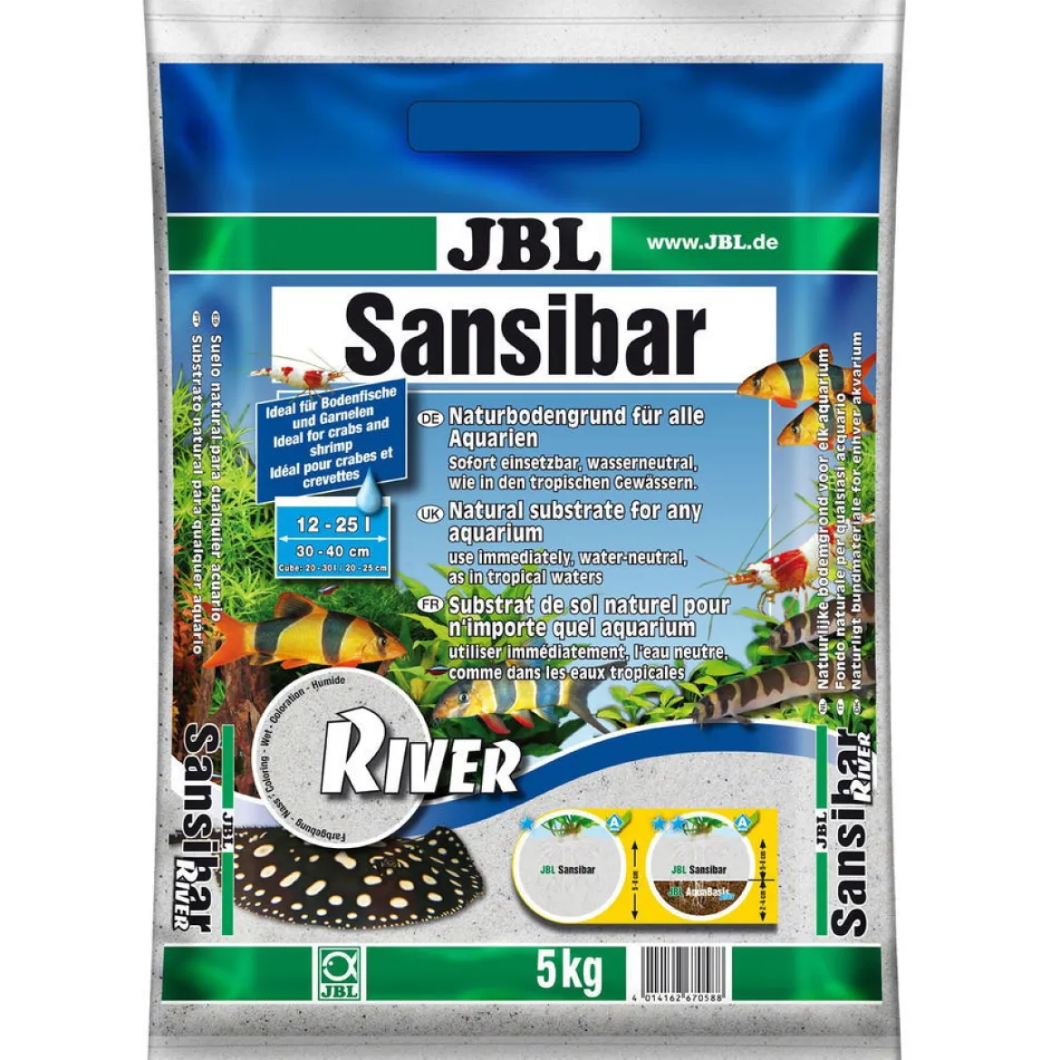 JBL Sansibar River Akvariegrus 5 kg