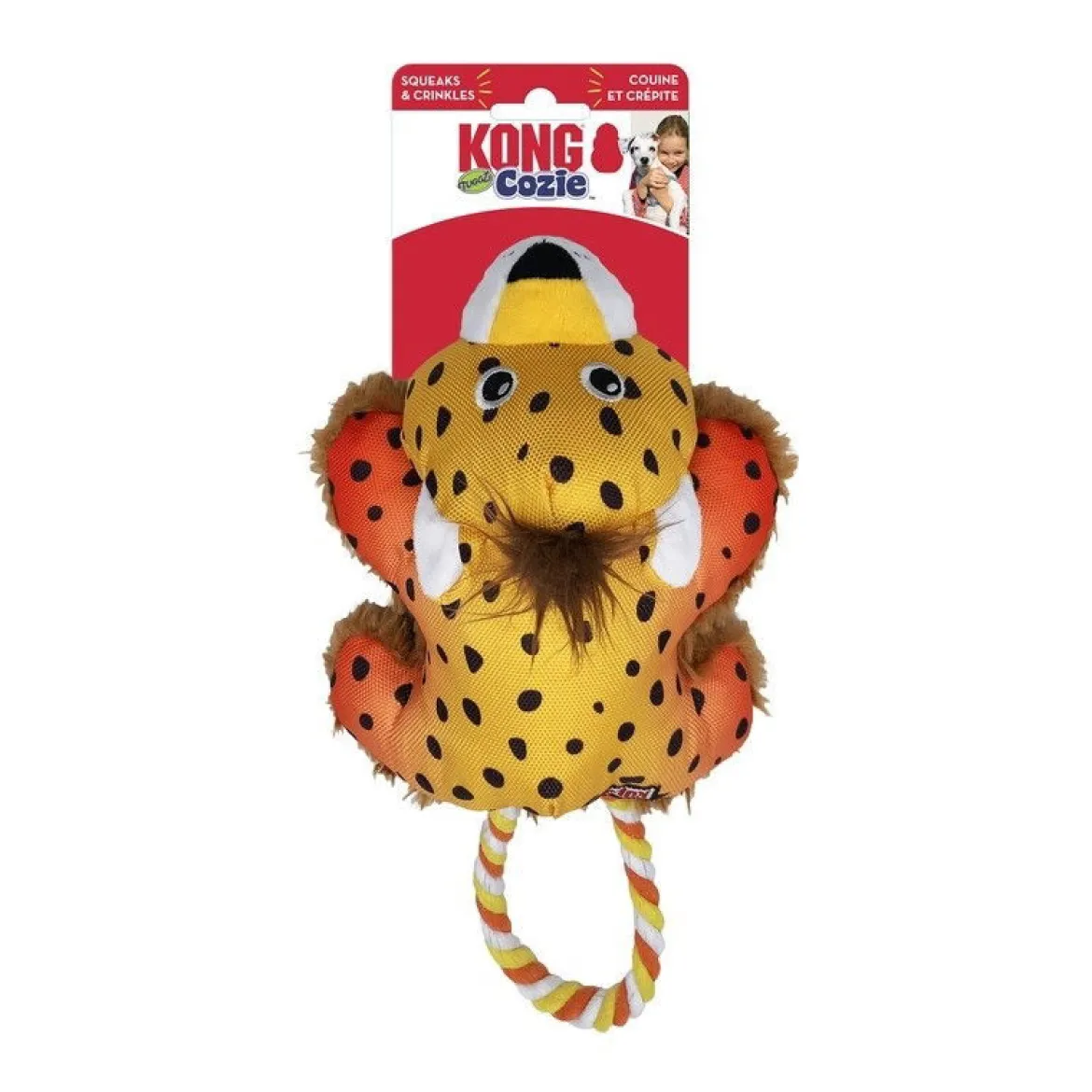 KONG Cozie Tuggz Gepard