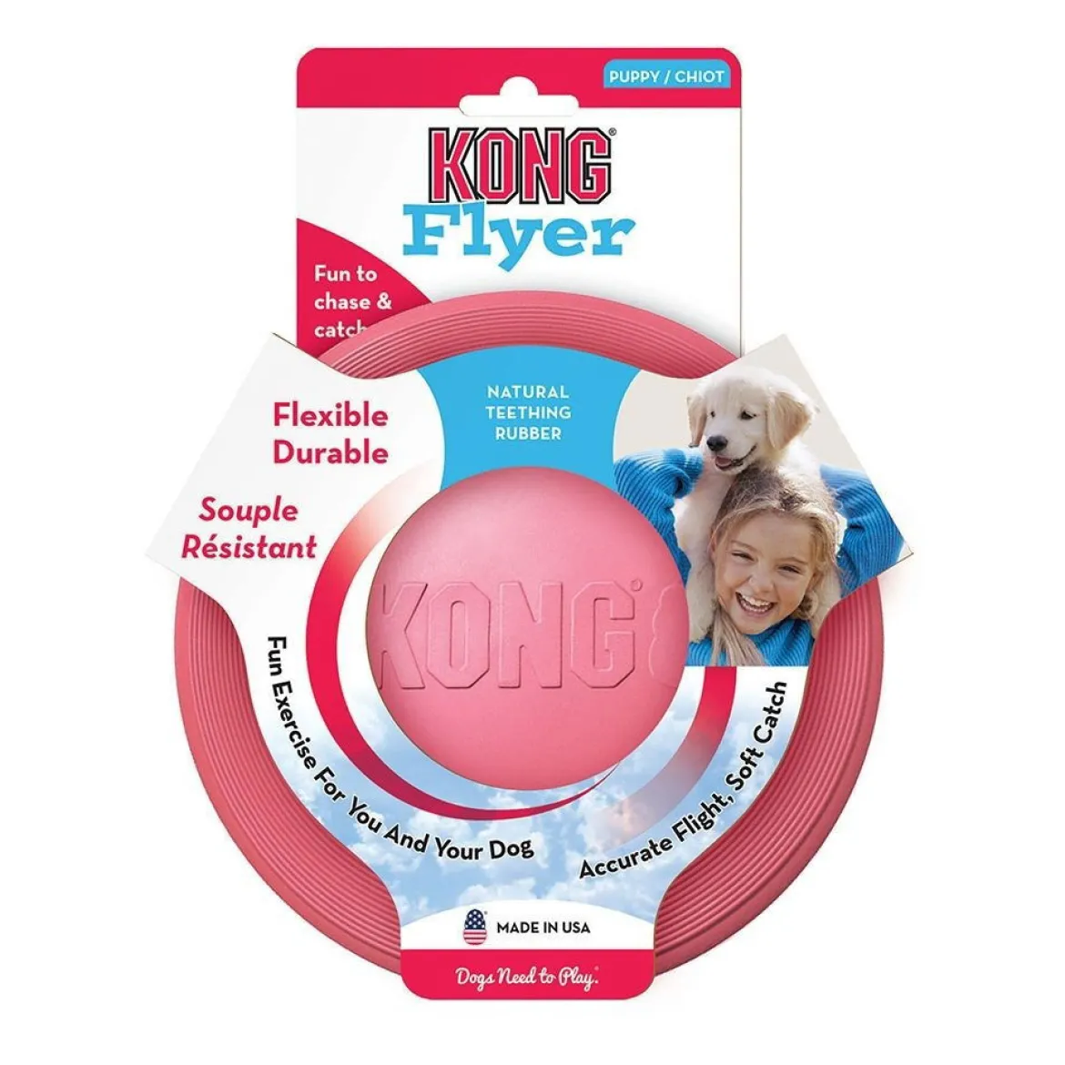 KONG Flyer Puppy Frisbee
